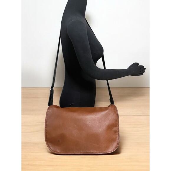 Vintage Coach 688 100th Anniversary US Olympic Leather & Nylon Messenger Bag - Picture 10 of 16